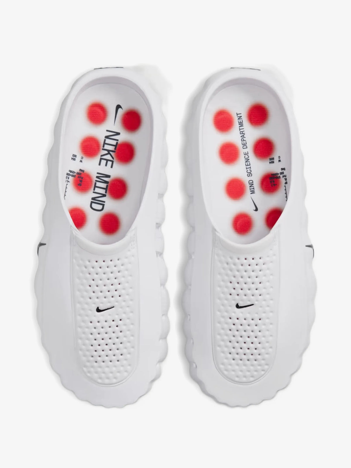 Nike Mind 001 - Slide White Speed Red