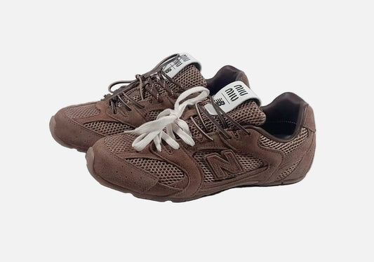 New Balance x Miu Miu 530 SL Suede and Mesh - Hazelnut