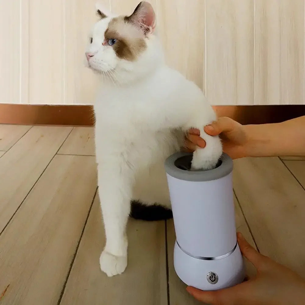 Automatic foot cleaner